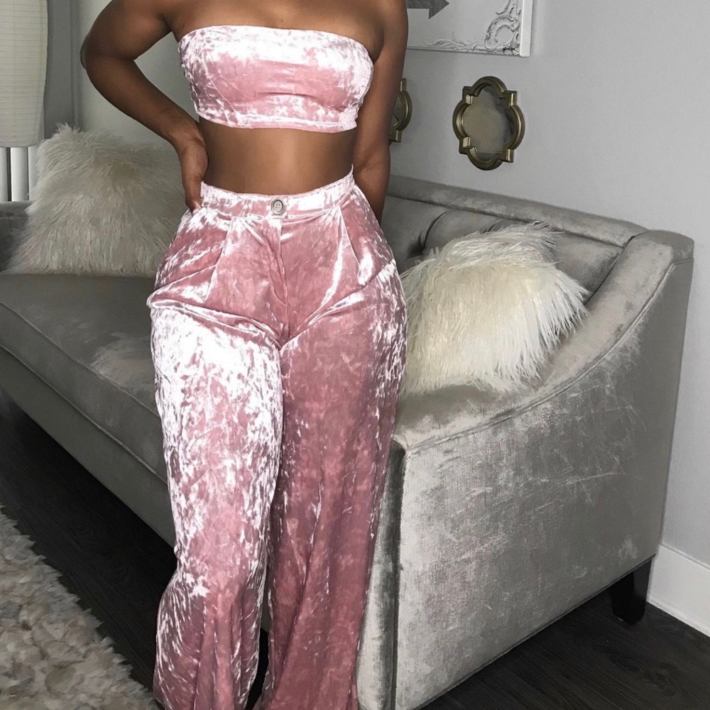 Crushed Velour Set